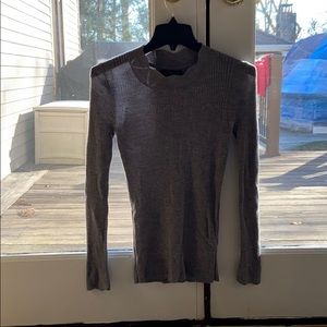 Gray banana republic sweater